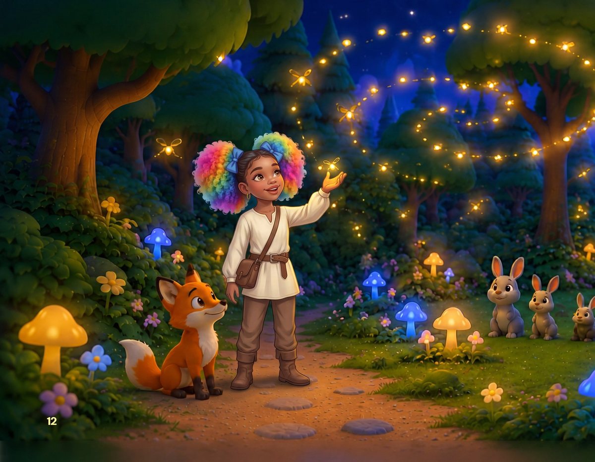 The story illustrated in 3D style, a page from a real Drawtopia book